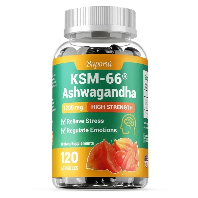KSM-66 Ashwagandha Stress Relief Capsules