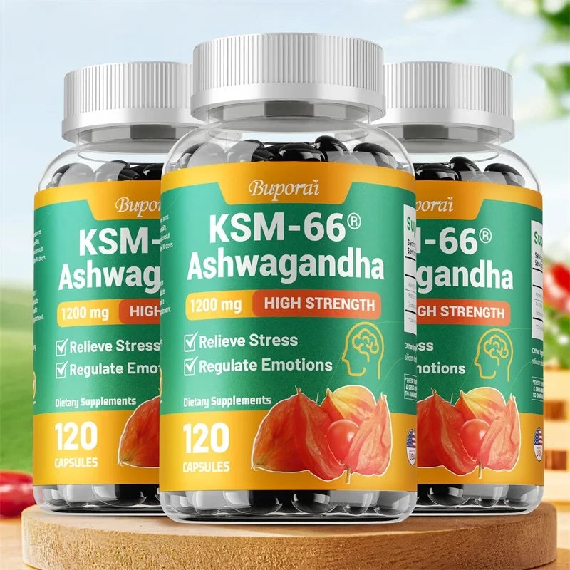KSM-66 Ashwagandha Stress Relief Capsules