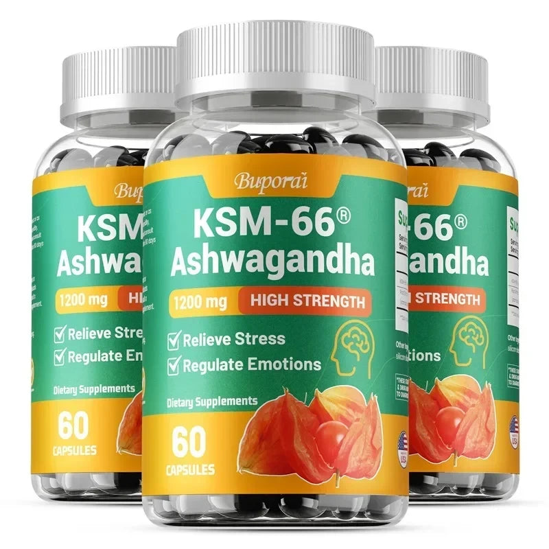 KSM-66 Ashwagandha Stress Relief Capsules