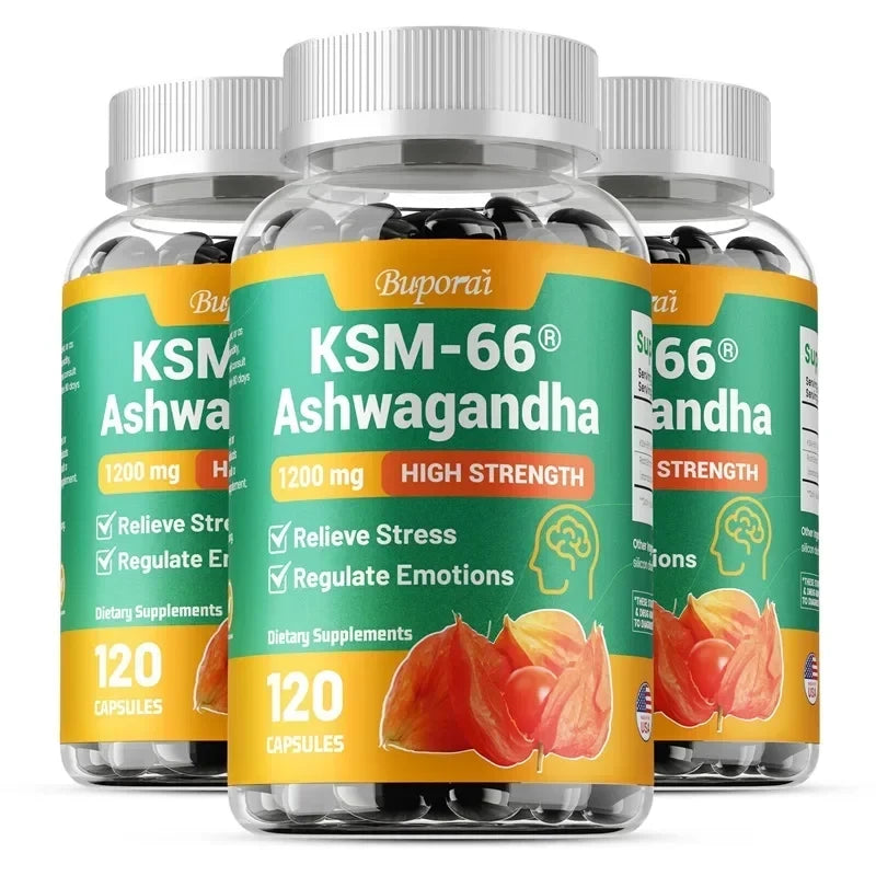 KSM-66 Ashwagandha Stress Relief Capsules
