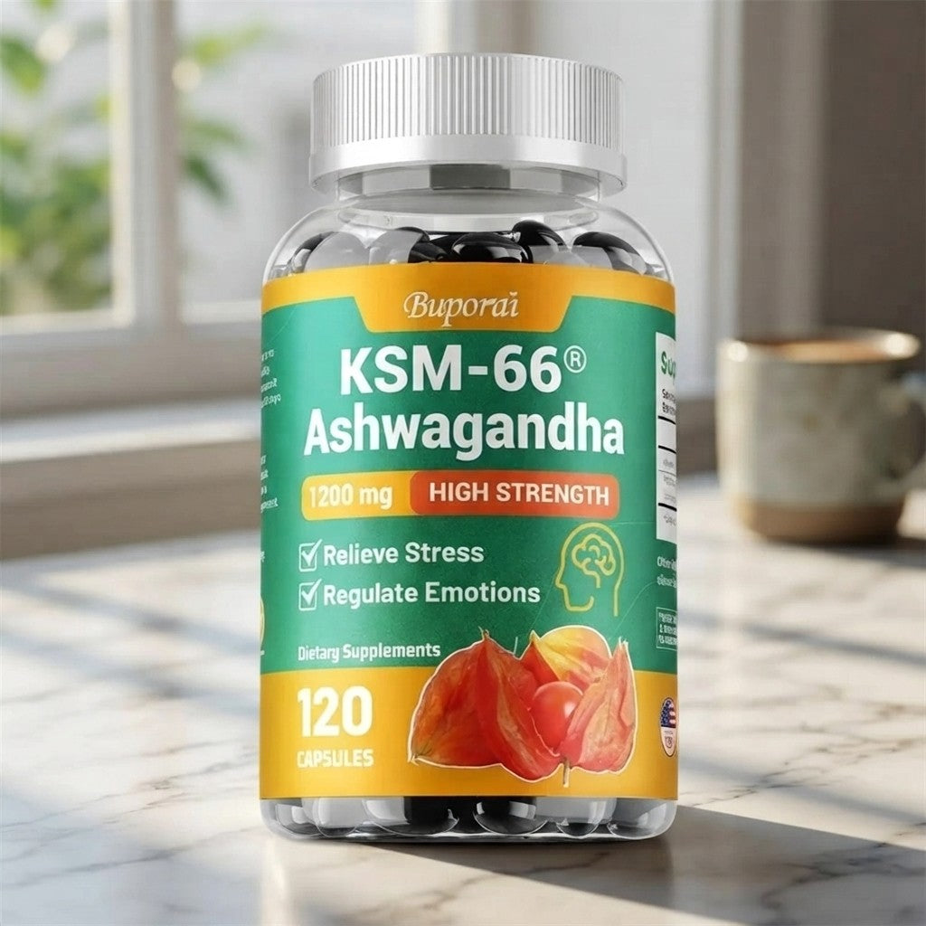 KSM-66 Ashwagandha Stress Relief Capsules